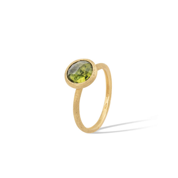 AB632 PR01 Y 02Marco Bicego Jaipur Color Collection 18k Yellow Gold Peridot Stackable Ring