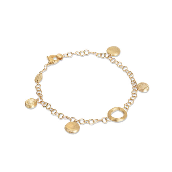 BB2612 Y 02Marco Bicego Jaipur Collection 18k Yellow Gold Charm Bracelet