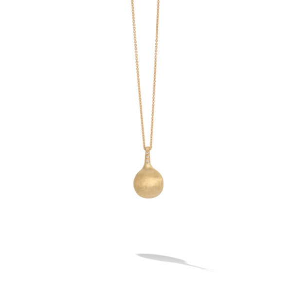 CB2493 B Y 02Marco Bicego Africa Boule Collection 18k Yellow Gold and Diamond Pendant