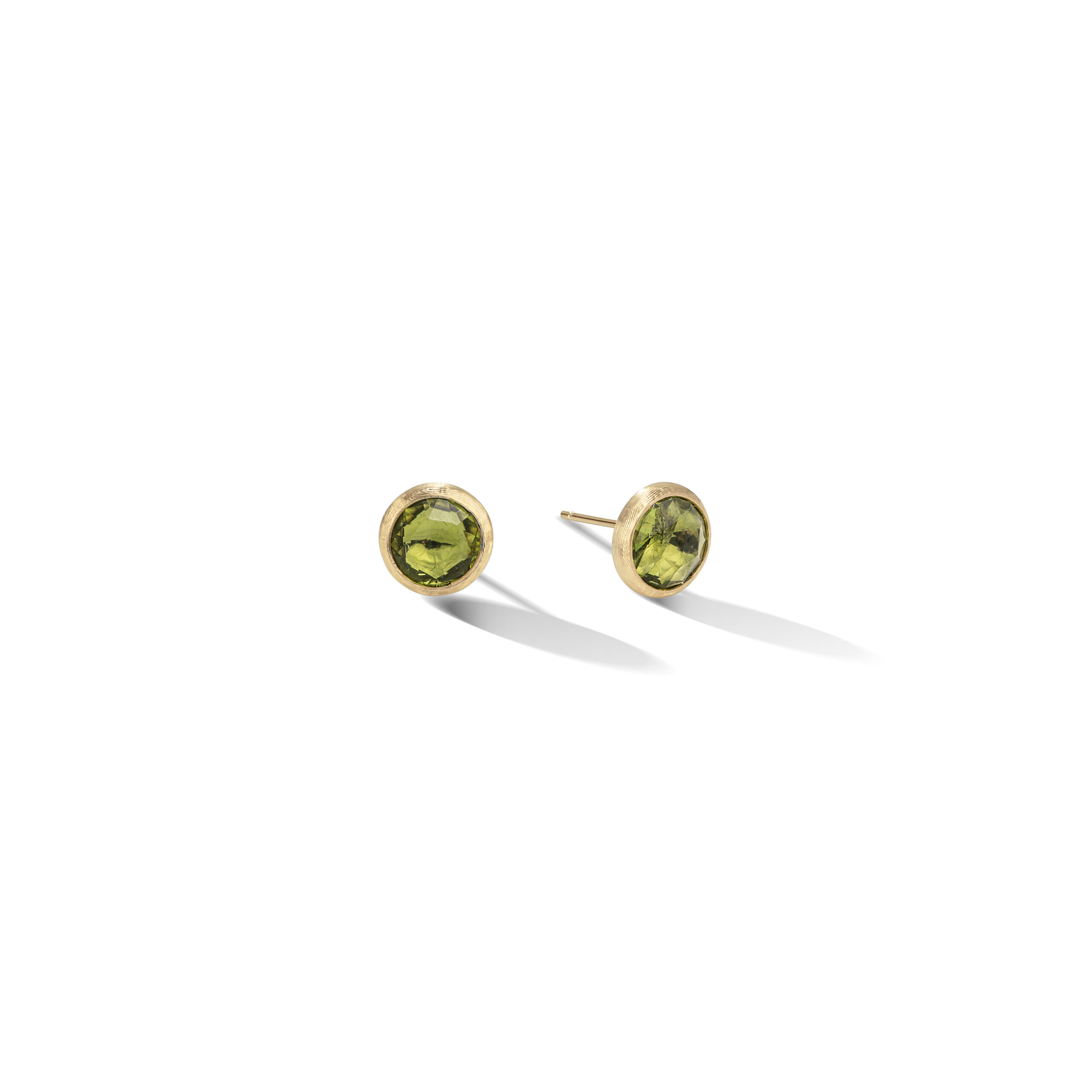 OB957 PR01 Y 02Marco Bicego Jaipur Color Collection 18k Yellow Gold Peridot Stud Earrings