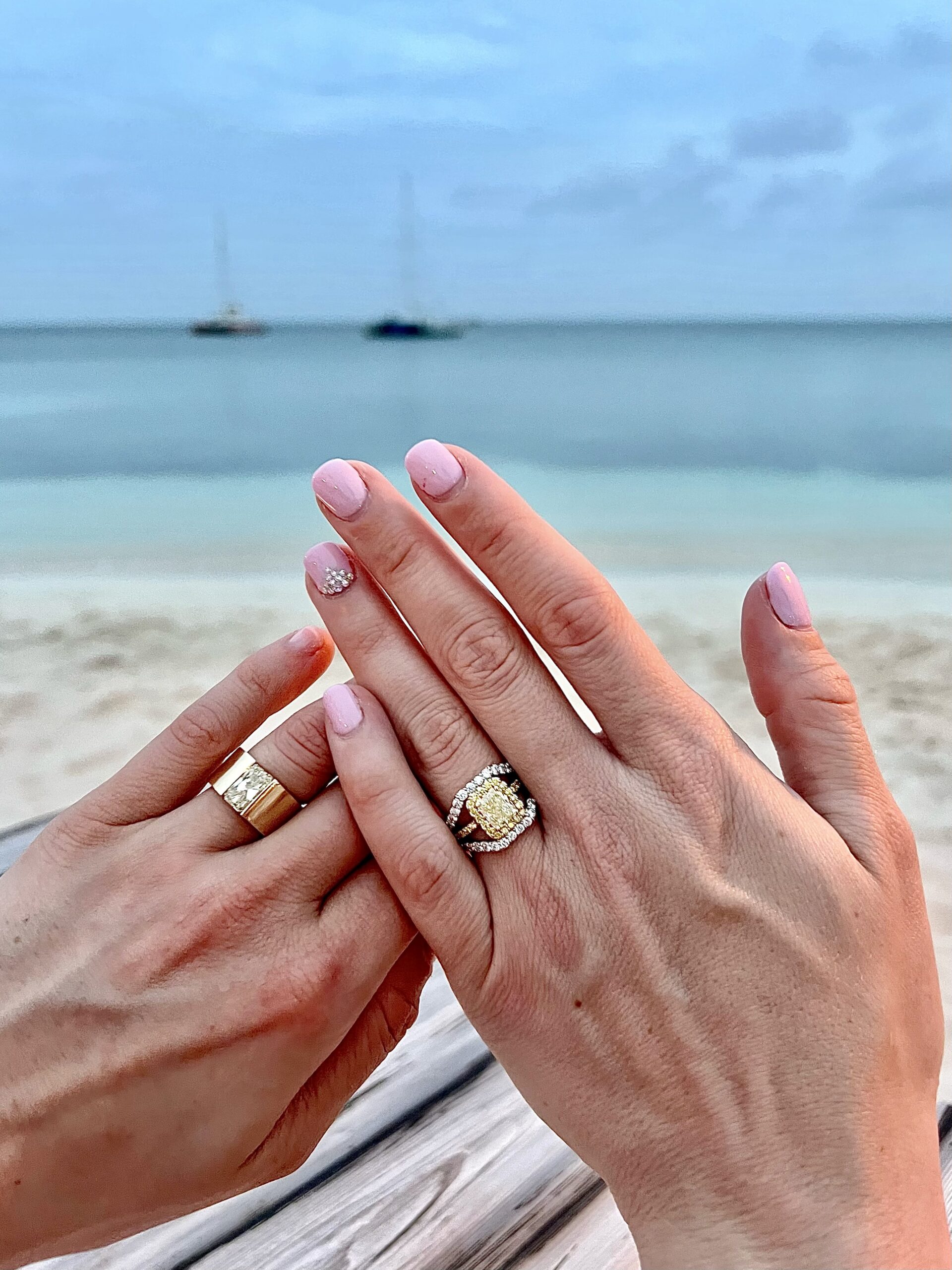 Lee Ann & Amanda Engaged - Custom Engagement Rings