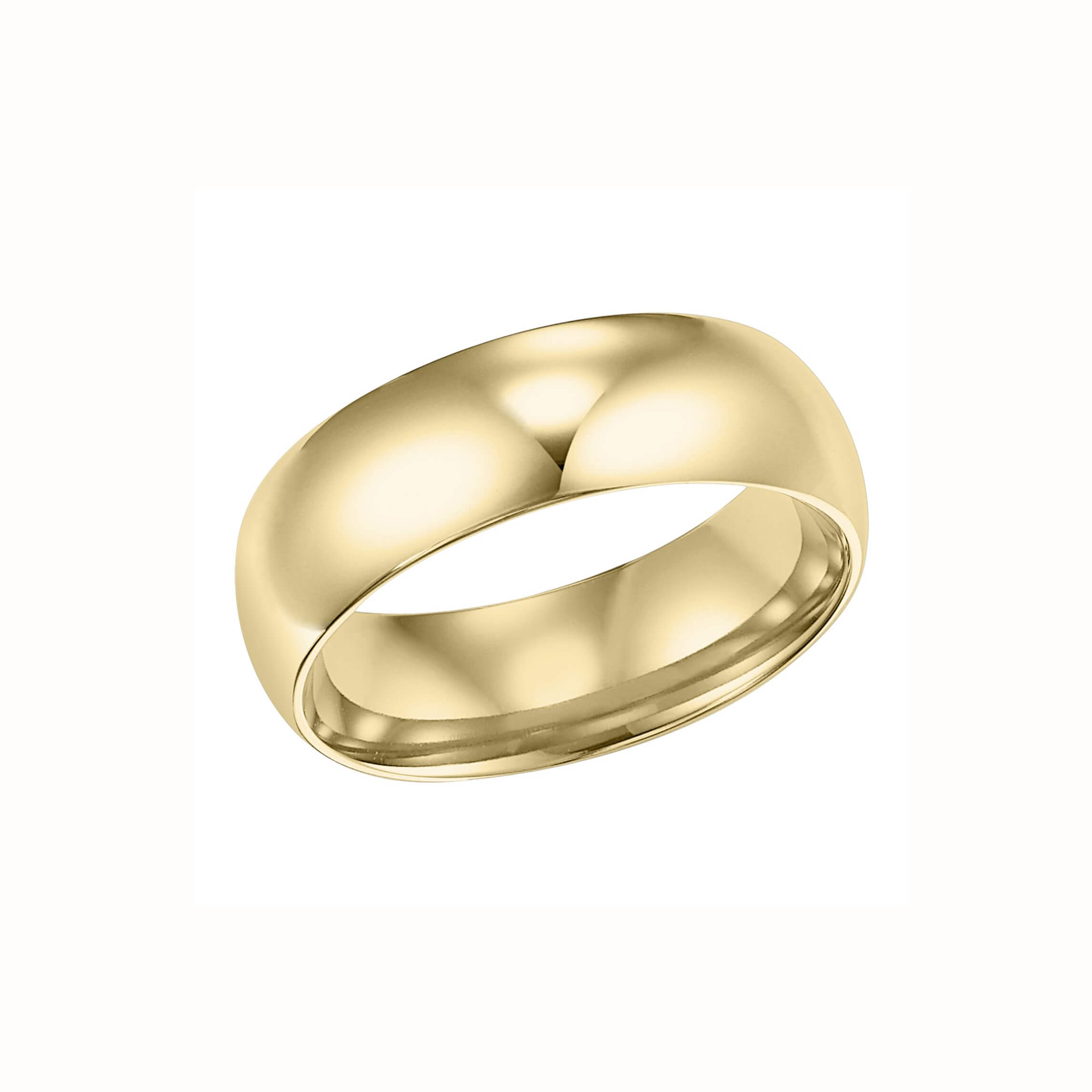 1030756mm Low Dome Wedding Band
