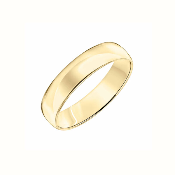 1030815mm Low Dome Wedding Band