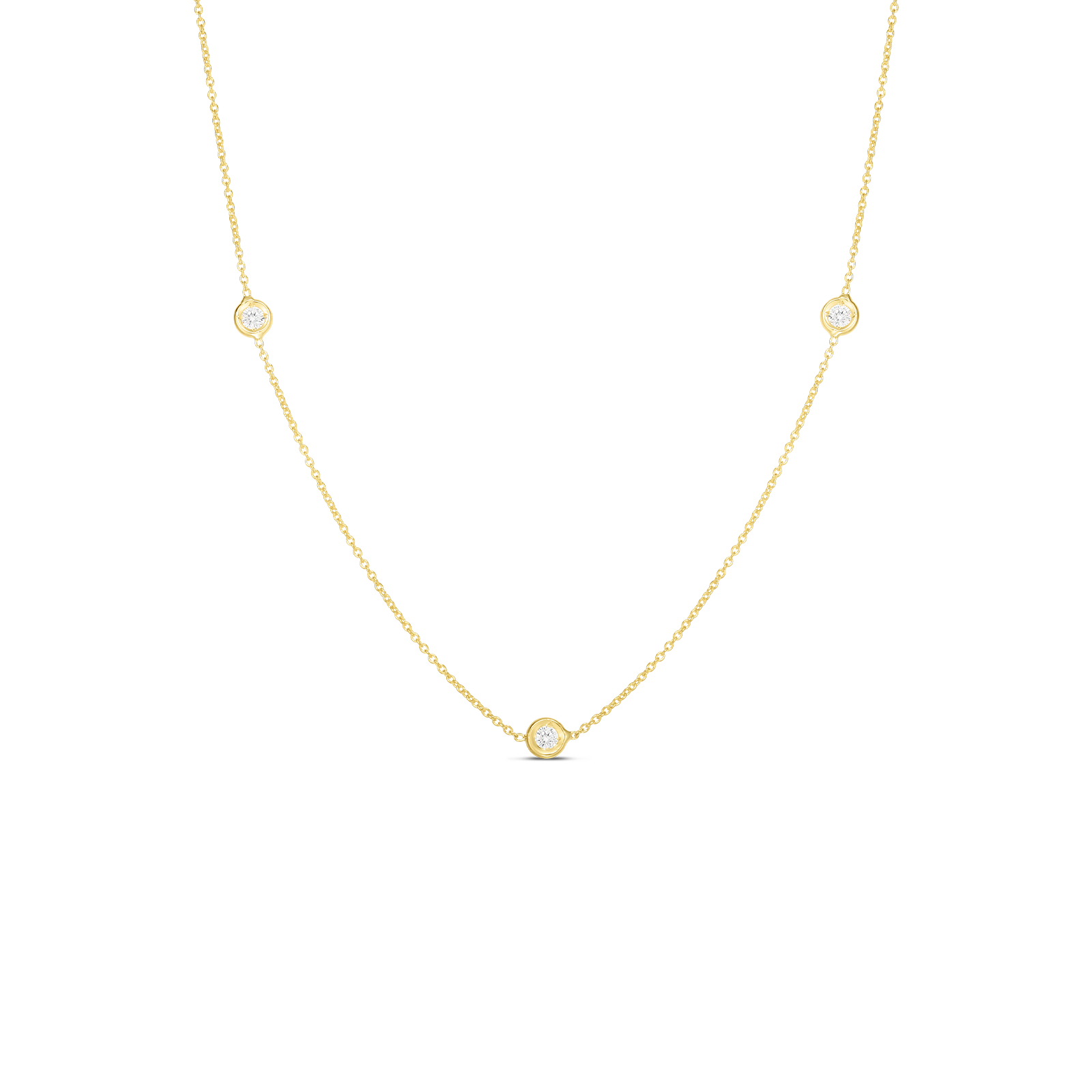 124559Diamonds by the Inch Flower Station Necklace
