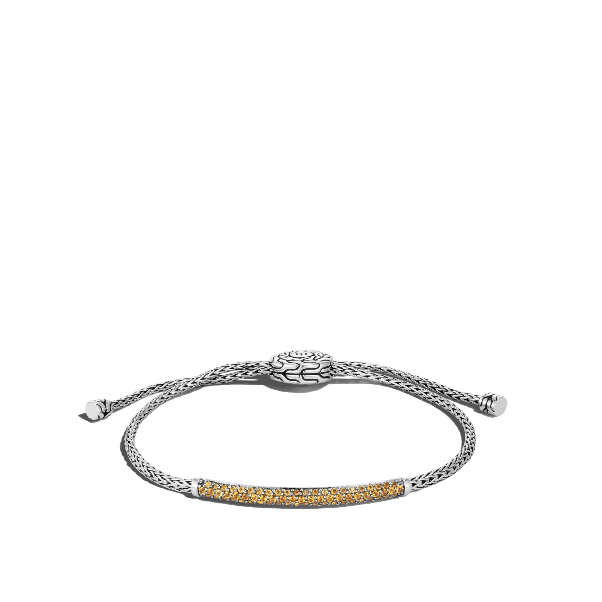 This bracelet by John Hardy is crafted from sterling silver and features citrine.