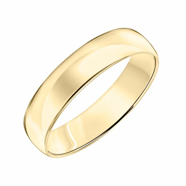 1031255mm Low Dome Wedding Band