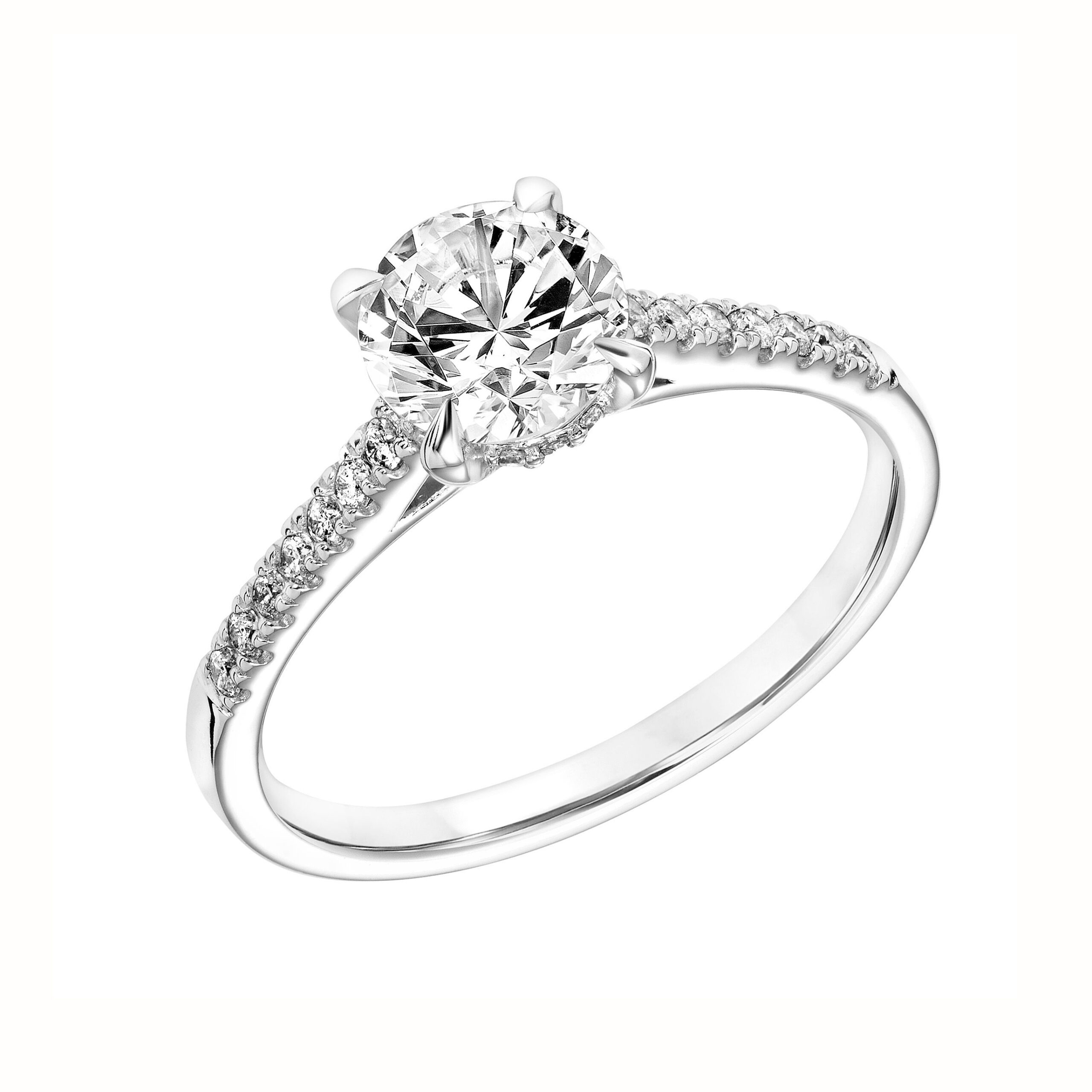 394107Gradient Diamond Engagement Ring