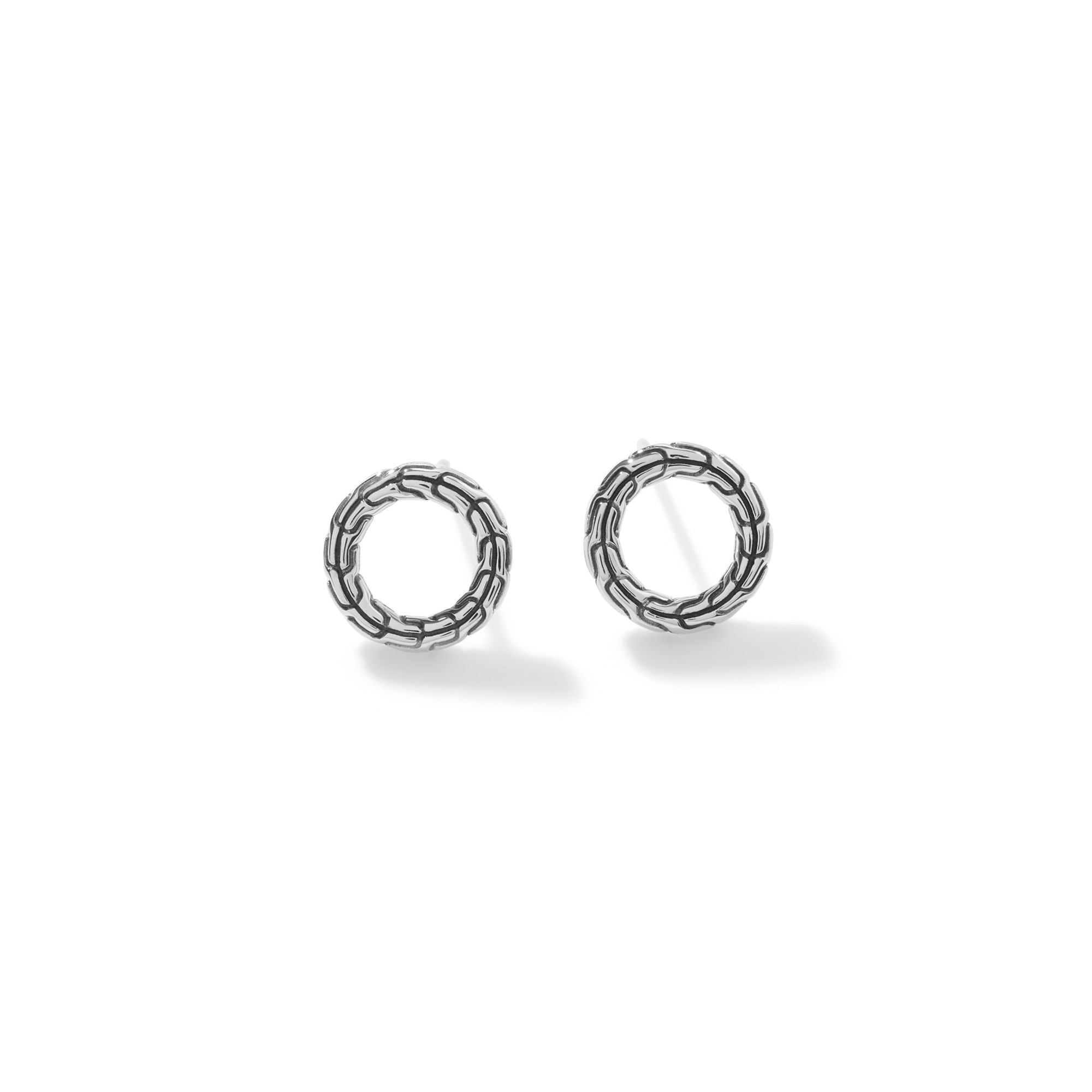 443162Classic Chain 12.5mm Round Stud Earrings