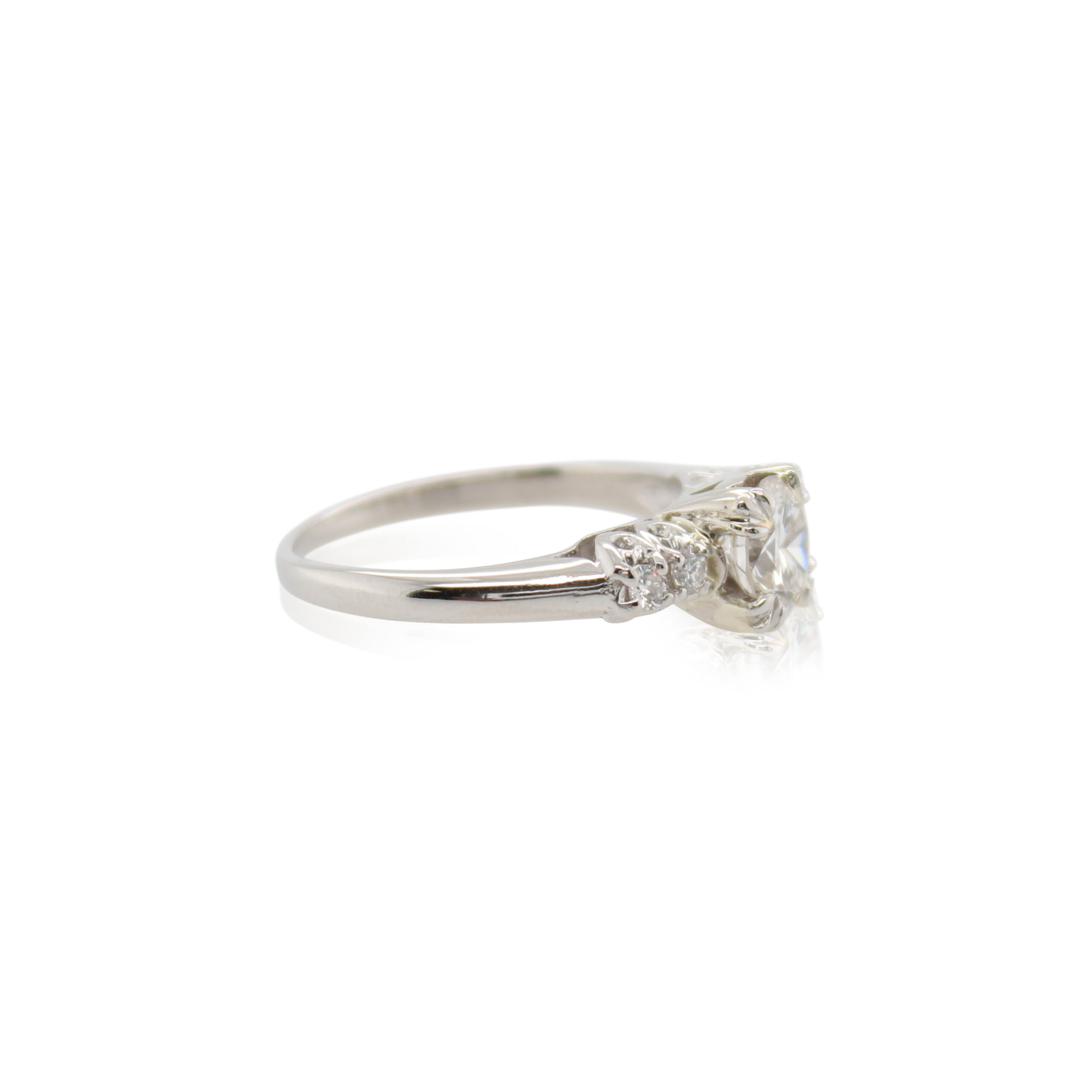 Platinum Diamond Engagement Ring - R.F. Moeller Jeweler