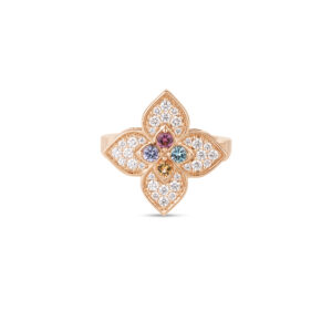 Roberto Coin Mixed Gemstone and Diamond Ring