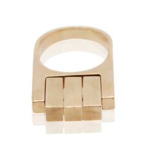 Yellow Gold Fidget Spinner Ring