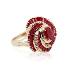 Ruby Ballerina Ring