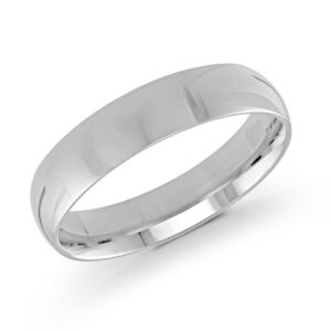 5mm Platinum Polished Wedding Band