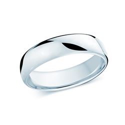 6mm Platinum Polished Wedding Band