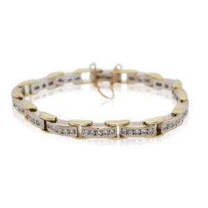 Estate Diamond Link Bracelet