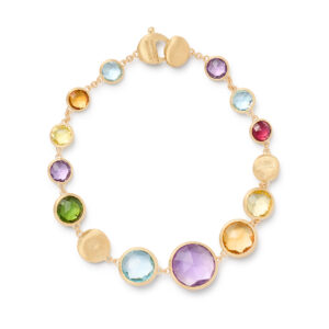 Marco Bicego Jaipur Color Collection 18K Yellow Gold Graduated Gemstone Bracelet